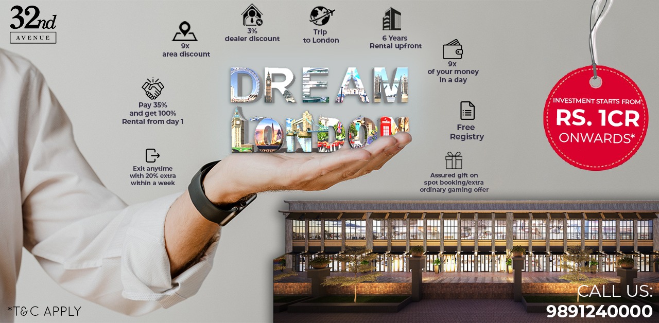 Dream London Offer by 32nd Avenue Milestone