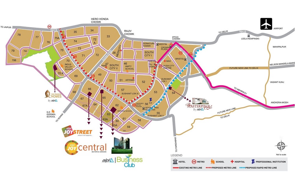 AIPL Joy Central Location 